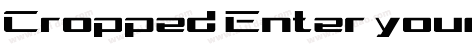 Cropped Enter your o字体转换